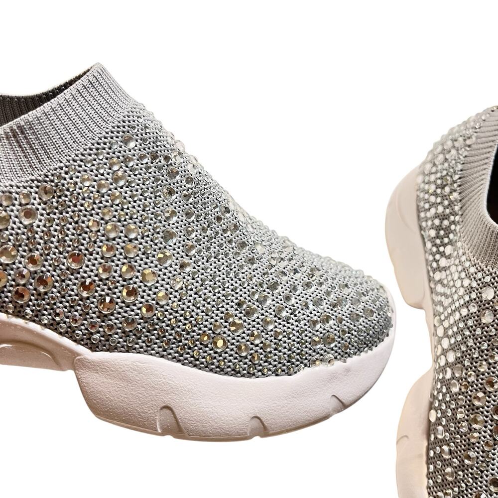 Lauren Lorraine Carry Crystal Sneakers Slip On Women's Size 7 - Picture 7 of 16